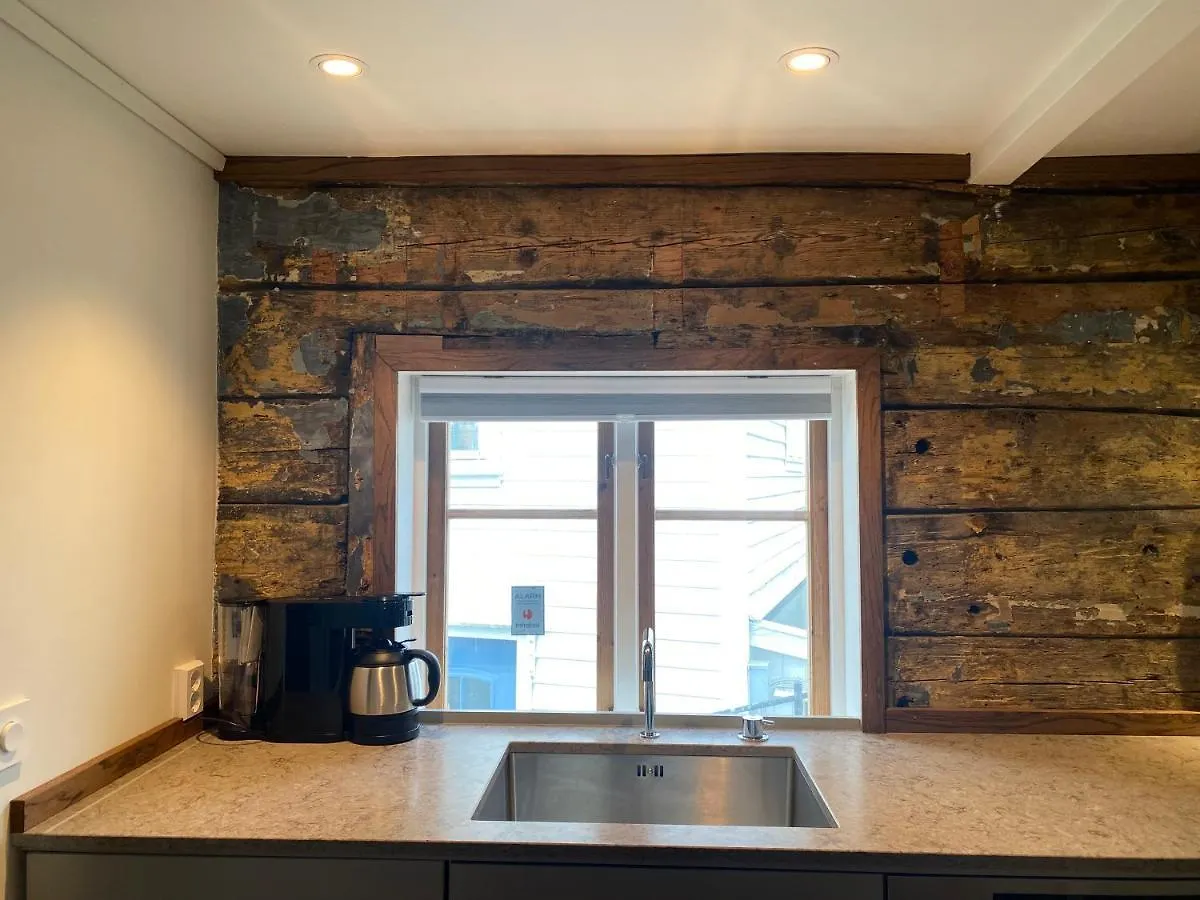 Entire Renovated Apartment From 1780 With Kitchen, Bath, Bedroom, And Living Room In Skuteviken 0*, Bergen